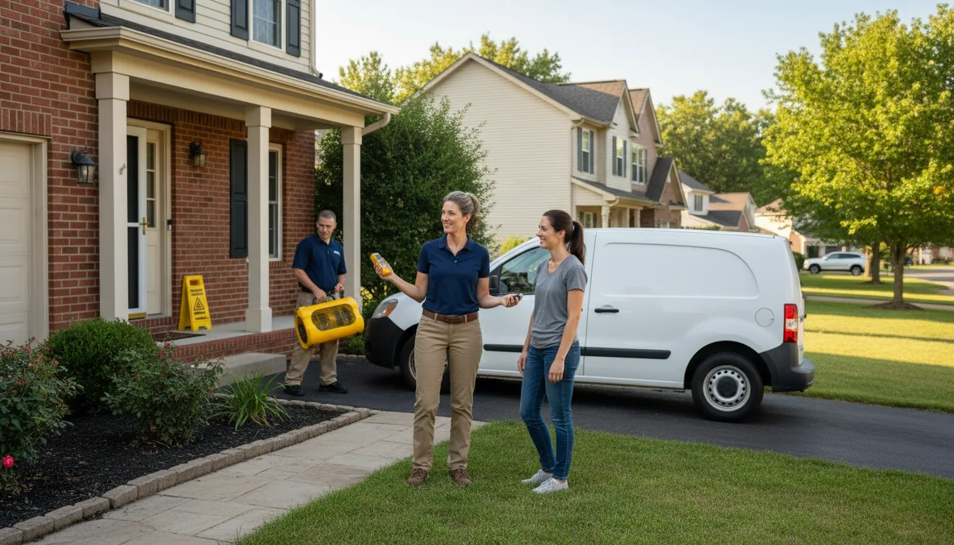 Residential water damage restoration in Rifle, CO
